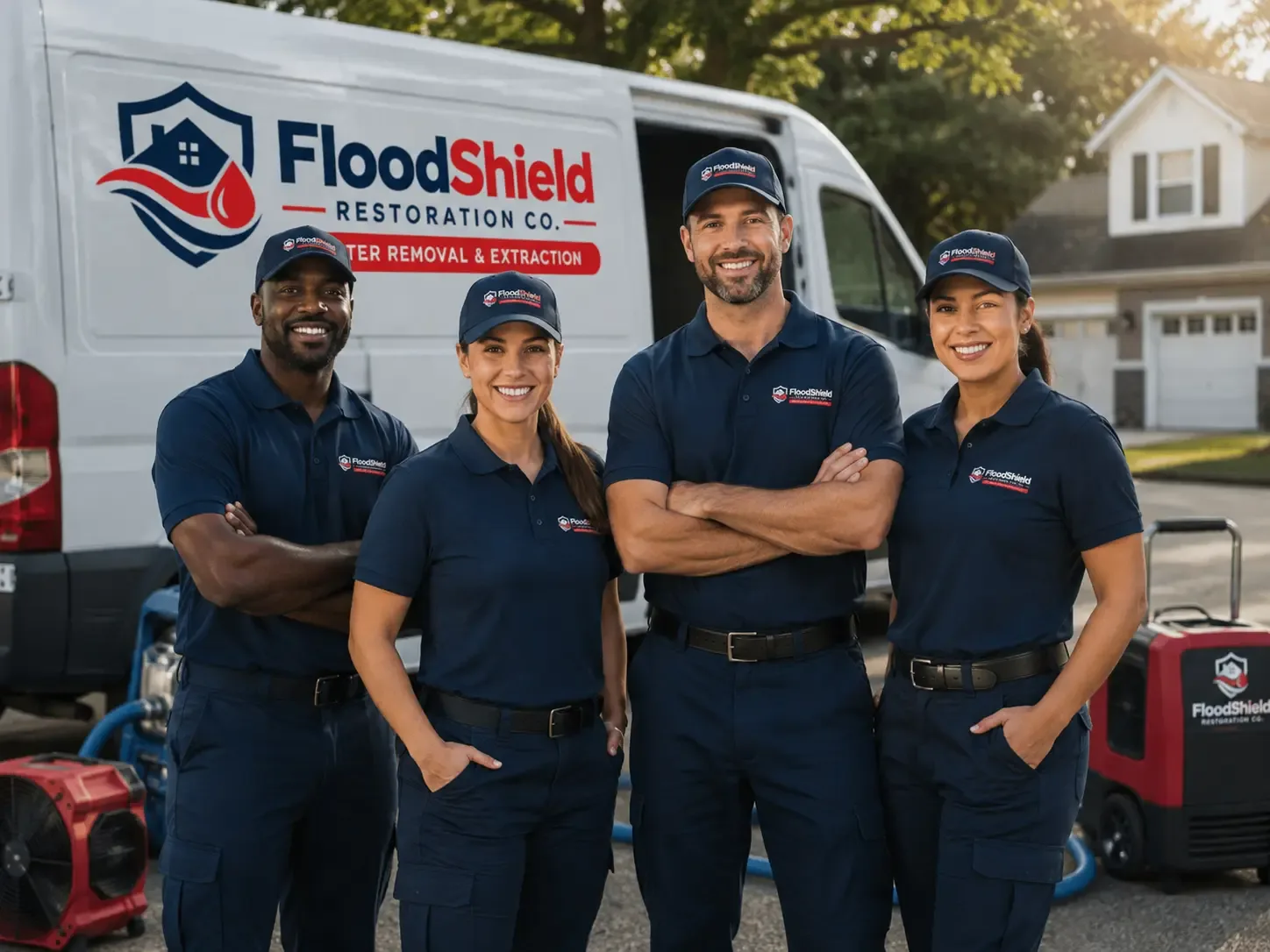 Flood Damage Restoration company in Hudgins, VA